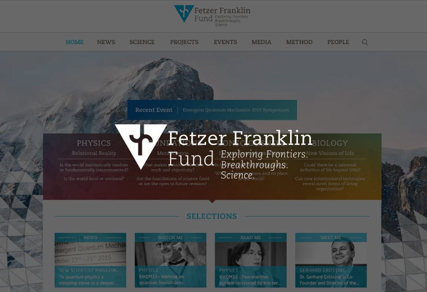 Fetzer Franklin Fund - Breakthroughs in Relational Science